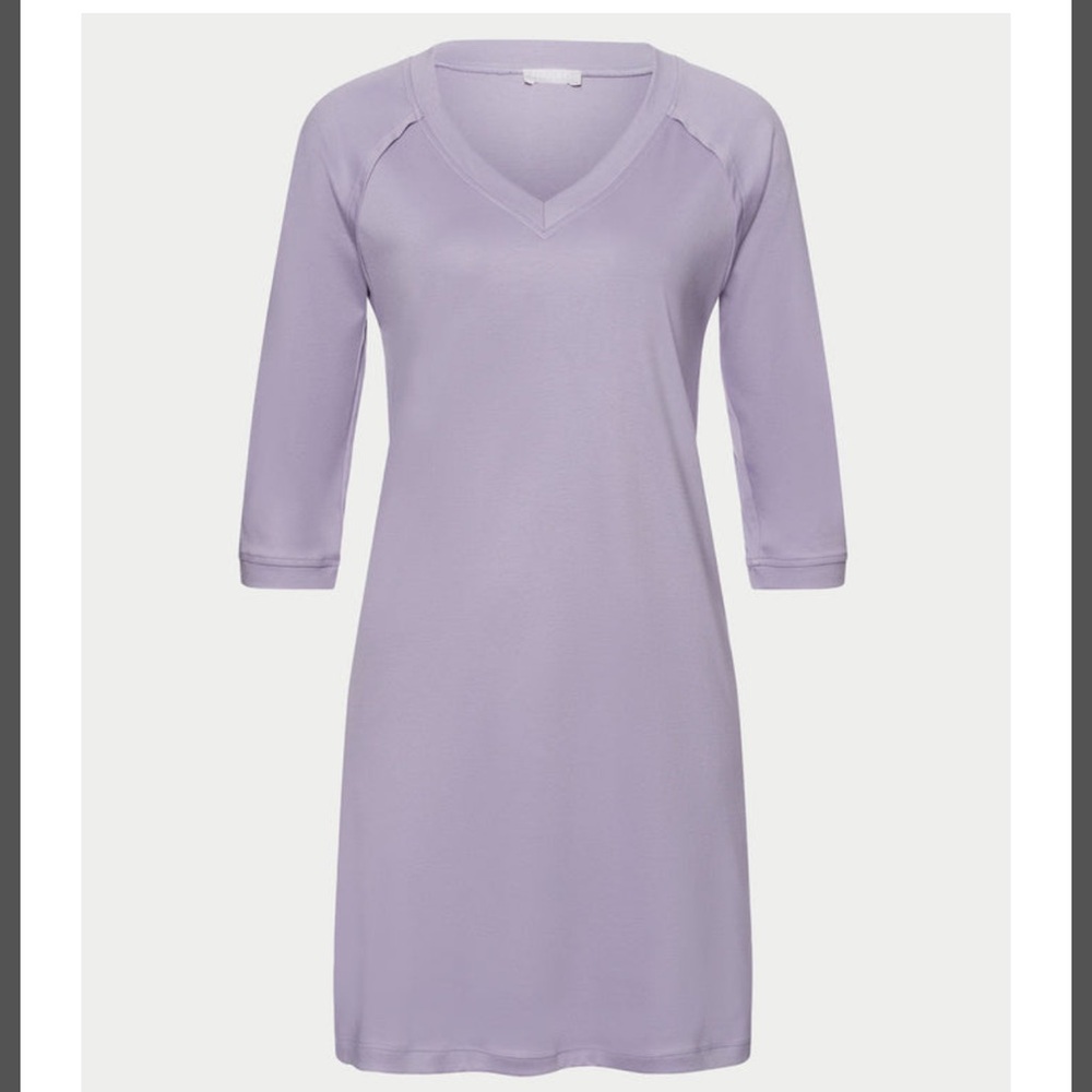 HANRO Lavender Auro Pure Essence Knit Sleep Shirt
